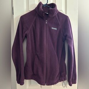 Columbia Deep Purple Benton Springs Fleece Jacket, Small